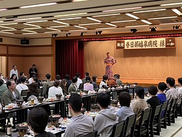 丸山理事長から職員へ労いのお言葉