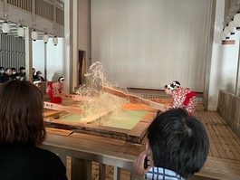 湯もみショー②