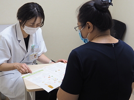 栄養指導の様子